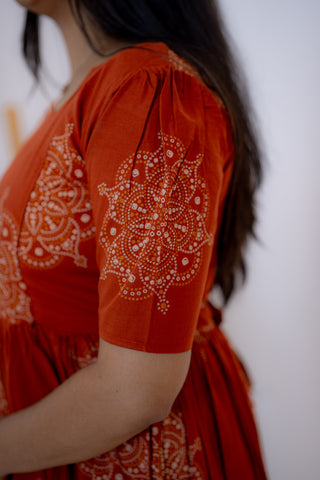 MAJESTIC CHAKRA | MATERNITY COTTON ANKLE LENGTH