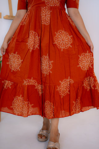 MAJESTIC CHAKRA | MATERNITY COTTON ANKLE LENGTH