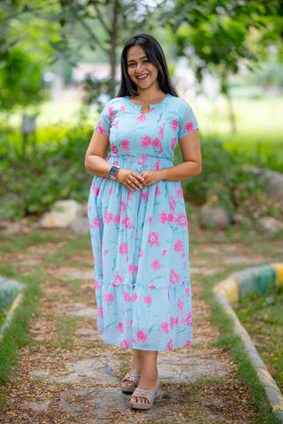 BUD LOTUS | MATERNITY GEORGETTE MAXI ANKLE LENGTH