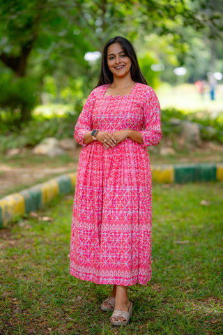 TRELIS | MATERNITY GEORGETTE MAXI FULL LENGTH