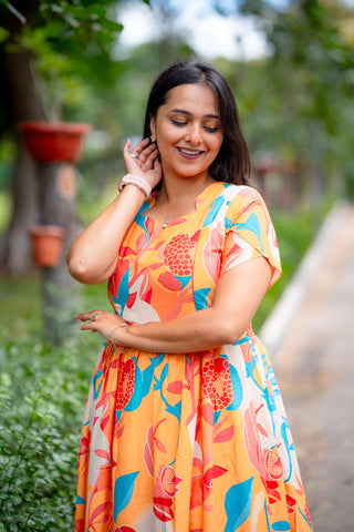 SUMMER BREEZE | MATERNITY GEORGETTE MAXI ANKLE LENGTH