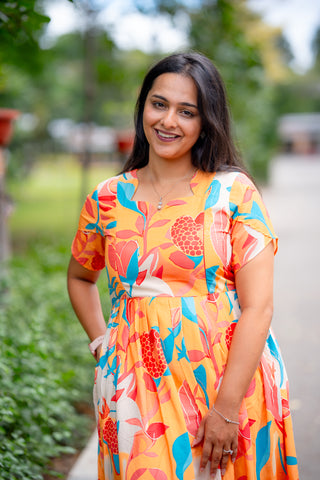 SUMMER BREEZE | MATERNITY GEORGETTE MAXI ANKLE LENGTH