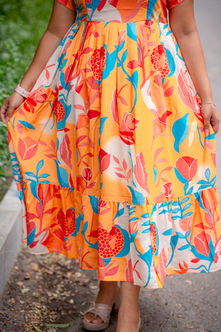SUMMER BREEZE | MATERNITY GEORGETTE MAXI ANKLE LENGTH