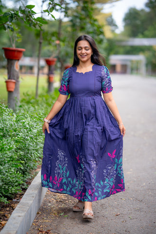 INDIGO BLOOM | MATERNITY MAXI FULL LENGTH