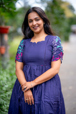 INDIGO BLOOM | MATERNITY MAXI FULL LENGTH