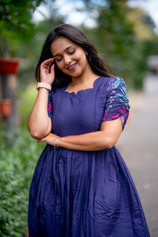 INDIGO BLOOM | MATERNITY MAXI FULL LENGTH