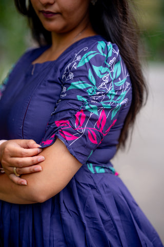INDIGO BLOOM | MATERNITY MAXI FULL LENGTH