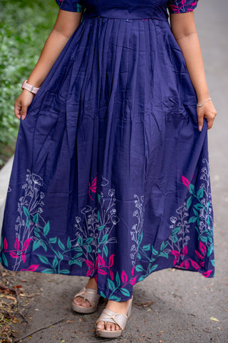 INDIGO BLOOM | MATERNITY MAXI FULL LENGTH