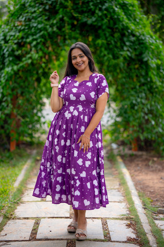 HEART | MATERNITY GEORGETTE MAXI ANKLE LENGTH