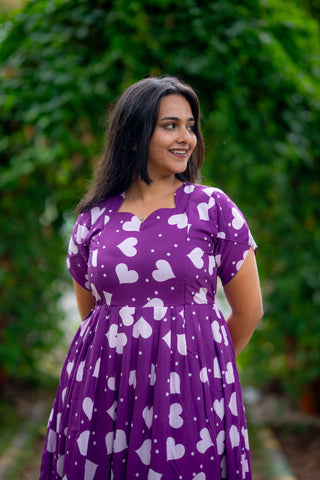 HEART | MATERNITY GEORGETTE MAXI ANKLE LENGTH