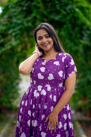 HEART | MATERNITY GEORGETTE MAXI ANKLE LENGTH