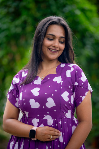 HEART | MATERNITY GEORGETTE MAXI ANKLE LENGTH