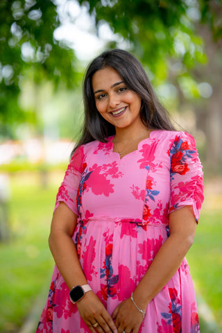 SPLASH | MATERNITY GEORGETTE MAXI ANKLE LENGTH