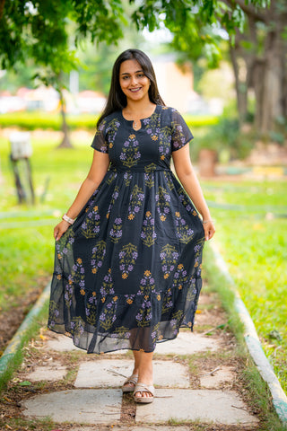 BOKEH BOHO | MATERNITY GEORGETTE MAXI ANKLE LENGTH