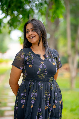 BOKEH BOHO | MATERNITY GEORGETTE MAXI ANKLE LENGTH