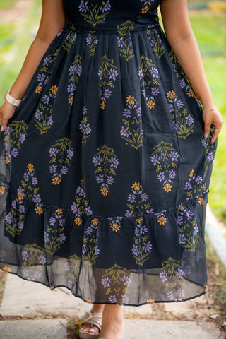 BOKEH BOHO | MATERNITY GEORGETTE MAXI ANKLE LENGTH