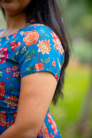 BLOOMY BIRDS | MATERNITY GEORGETTE MAXI ANKLE LENGTH
