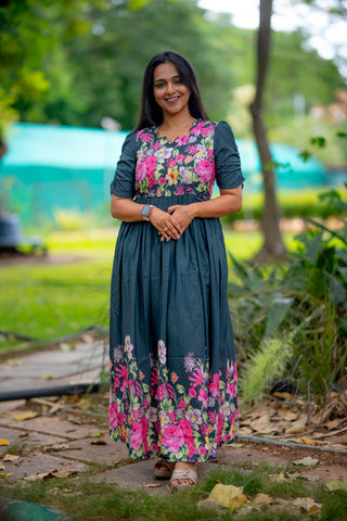 GARDEN FLORA | MATERNITY MAXI FULL LENGTH