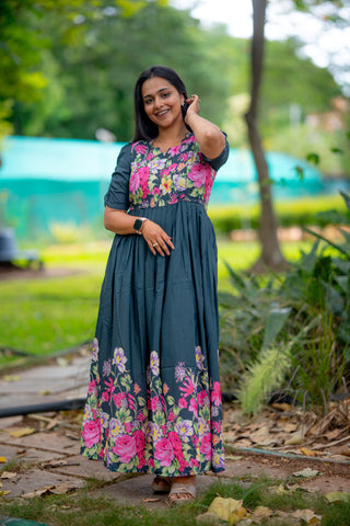 GARDEN FLORA | MATERNITY MAXI FULL LENGTH
