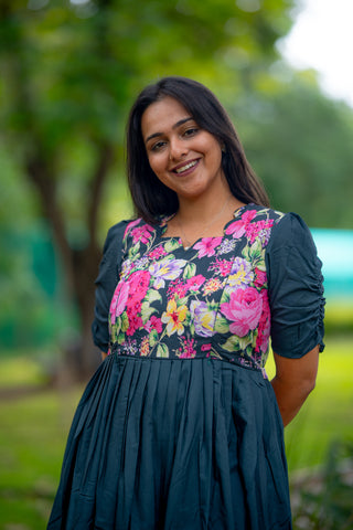 GARDEN FLORA | MATERNITY MAXI FULL LENGTH