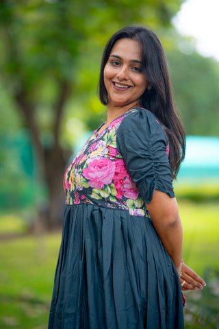 GARDEN FLORA | MATERNITY MAXI FULL LENGTH