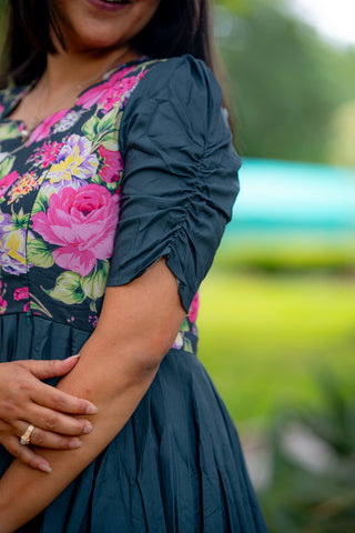 GARDEN FLORA | MATERNITY MAXI FULL LENGTH