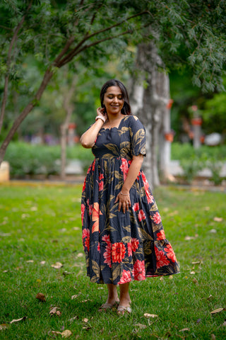HIBISCUS | MATERNITY GEORGETTE MAXI ANKLE LENGTH