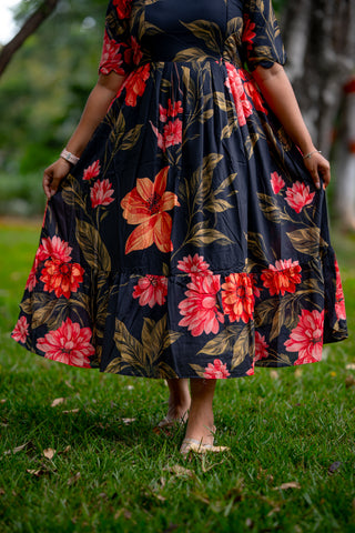 HIBISCUS | MATERNITY GEORGETTE MAXI ANKLE LENGTH