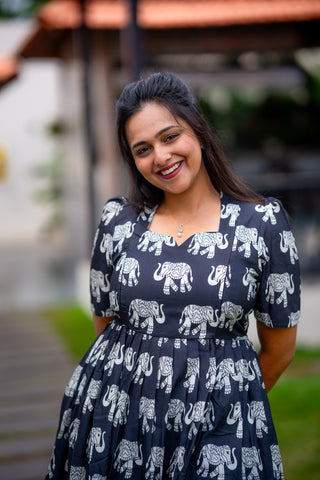 CLASSIC ELEPHANT | MATERNITY MAXI ANKLE LENGTH