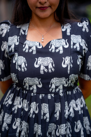 CLASSIC ELEPHANT | MATERNITY MAXI ANKLE LENGTH