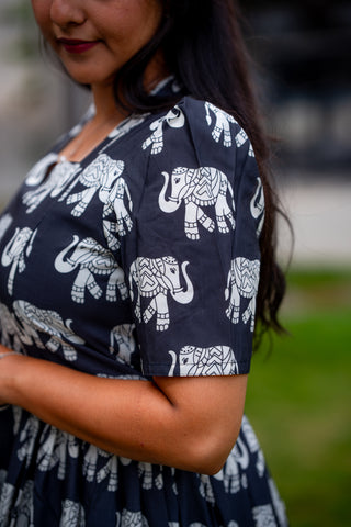 CLASSIC ELEPHANT | MATERNITY MAXI ANKLE LENGTH