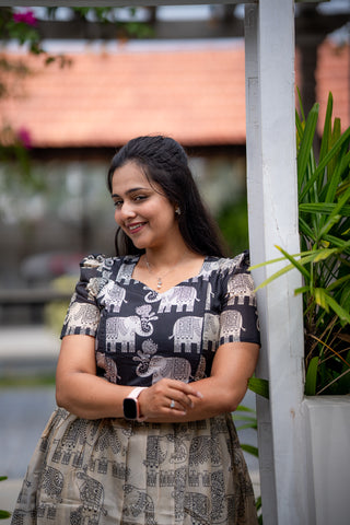 HERITAGE ELEPHANT | MATERNITY MAXI FULL LENGTH
