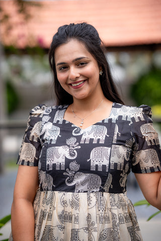 HERITAGE ELEPHANT | MATERNITY MAXI FULL LENGTH