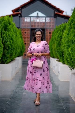 PANDA LOVE | MATERNITY GEORGETTE MAXI ANKLE LENGTH