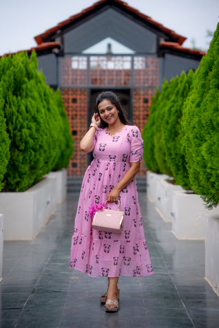 PANDA LOVE | MATERNITY GEORGETTE MAXI ANKLE LENGTH