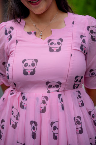 PANDA LOVE | MATERNITY GEORGETTE MAXI ANKLE LENGTH