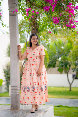 SERENE FLOWER | MATERNITY MAXI FULL LENGTH