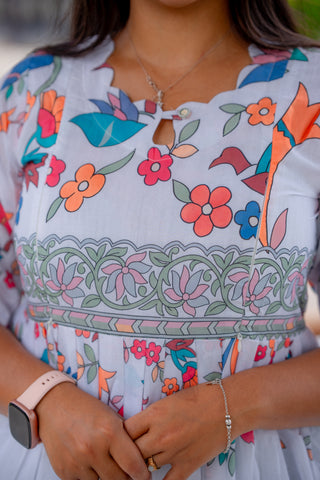 ARTISTIC BORDER | MATERNITY MAXI FULL LENGTH