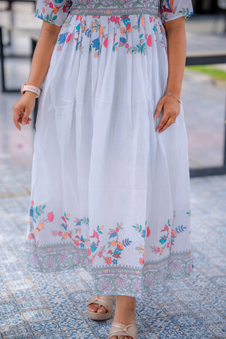 ARTISTIC BORDER | MATERNITY MAXI FULL LENGTH