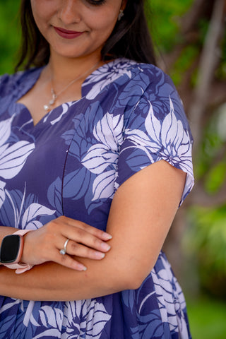 INDIGO BOOM | MATERNITY GEORGETTE MAXI ANKLE LENGTH