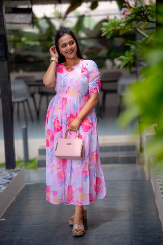 MULTI WHISPER | MATERNITY GEORGETTE MAXI ANKLE LENGTH
