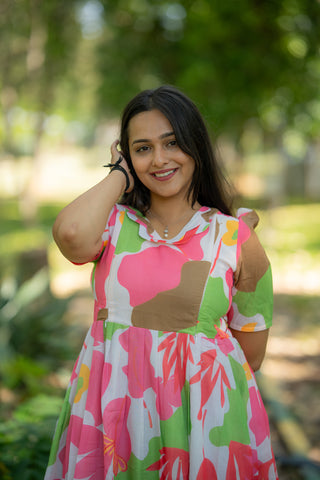 COLOURFUL WILDFLOWER | MATERNITY MAXI ANKLE LENGTH