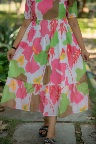 COLOURFUL WILDFLOWER | MATERNITY MAXI ANKLE LENGTH