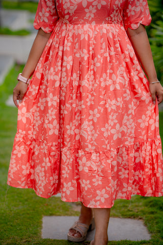 EMPIRE FLORAL | MATERNITY GEORGETTE MAXI ANKLE LENGTH