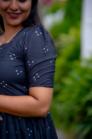 DOTTED FLORA | MATERNITY MAXI ANKLE LENGTH