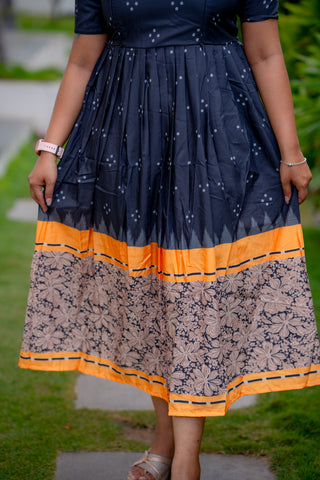 DOTTED FLORA | MATERNITY MAXI ANKLE LENGTH