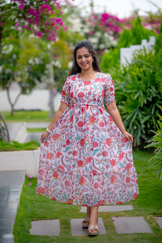 MARIGOLD | MATERNITY GEORGETTE MAXI ANKLE LENGTH
