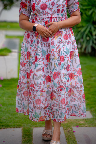 MARIGOLD | MATERNITY GEORGETTE MAXI ANKLE LENGTH