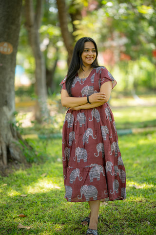 AVANI ELEPHANT | MATERNITY MAXI ANKLE LENGTH