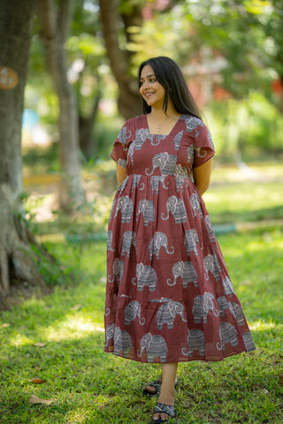 AVANI ELEPHANT | MATERNITY MAXI ANKLE LENGTH